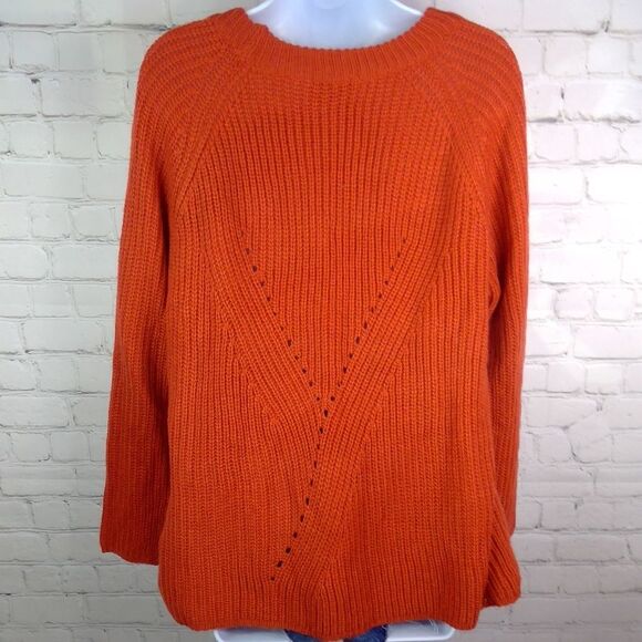 Hayden LA Knit Stitch Detail Western Rodeo Boho Sweater - Picture 3 of 5